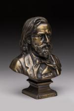 « Buste de Pierre Dupont »
Sujet en bronze à patine...