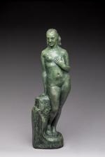 Léon Muradoff (1893-1980)
« Femme nue au rocher »
Sujet en terre...