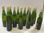 12B Blanc, Vin d'Alsace, Riesling Kaefferkopf, 1990, Kappler. Etiquettes tachées,...