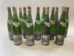 10B Blanc, Vin d'Alsace, Gewurztraminer, 1990, Kappler. Etiquettes tachées, capsules...