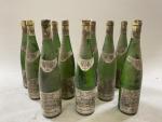 12B Blanc, Vin d'Alsace, Gewurztraminer, 1990, Kappler. Etiquettes tachées, capsules...