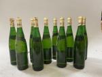 12B Blanc, Vin d'Alsace, Gewurztraminer, 1989, Kappler. Etiquettes tachées, capsules...