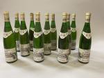 12B Blanc, Vin d'Alsace, Muscat d'Alsasce, 1989, Kappler. Etiquettes tachées,...