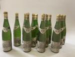 12B Blanc, Vin d'Alsace, Muscat d'Alsace, 1990, Kappler. Etiquettes tachées,...
