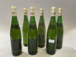6B Blanc, Vin d'Alsace, Muscat d'Alsace, 1989, Kappler. Etiquettes tachées,...