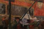 Ferdinand Loyen DU PUIGAUDEAU (1864-1930).
La lanterne magique
Huile sur toile contrecollée...