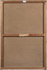 Louis CHARRAT (1903-1971).
Nature morte.
Huile sur toile.
Signée en bas à droite.
Etiquette...