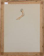 Georges BRAQUE (1882-1963).
Fleurs sur fond bleu.
Lithographie en couleurs sur vélin.
Signé...