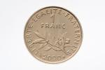France : Vème REPUBLIQUE : 1 FR 2000 en or ; G...