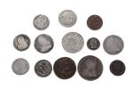 LOUIS XV : LOT de 13 monnaies dont : 1/3 et 1/6ème...