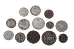 LOUIS XV : LOT de 13 monnaies dont : 1/3 et 1/6ème...