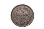 LOUIS PHILIPPE I er : 2 francs 1840 B 
G520
10gr02
SUP+