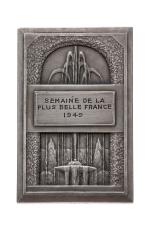 LA PLUS BELLE FRANCE -MEDAILLE RECTANGULAIRE EN ARGENT (66 par...