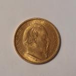 Pièce de 100 francs or Charles III de Monaco 1884...