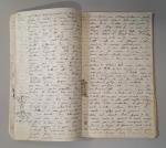 FAUVEL (A.A.) Manuscrit autographe intitulé: 1 mois de Voyage dans...