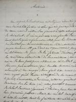 (Bourbonnais) Manuscrit autographe du milieu du XIX siècle intitulé: « Antonia »....