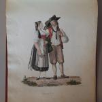ALBUM d'estampes du XIX siècle sur l'Alsace et le nord...