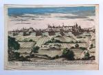 ALSACE - Vue coloriée de la ville fortifié de BRISACH....