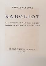 GENEVOIX (Maurice) - MEHEUT (Mathurin) Raboliot. Illustrations de Mathurin Meheut....