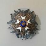 Belgique
Grand Officier ordre de la couronne
En metal argenté et émail...