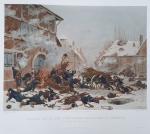 Alphonse de NEUVILLE (1835  1885)
L'attaque par le feu d'une...