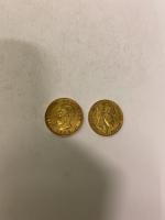 1 pièces de 20 Francs or Victor Emanuel II, 1...