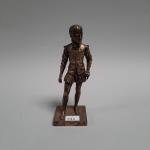 D'après BOSIO, "Henri IV enfant", sujet en bronze argenté portant...