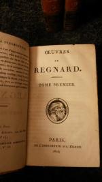 REGNARD Oeuvres, Paris, 1816  Chez Garnery et Nicolle, 4...