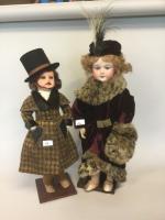 Couple de grandes poupées,
-Adélaïde de Champierre, « UNIS FRANCE 301...