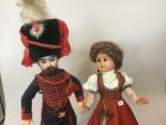 Couple de grandes poupées,
-« HEINRICH HANDWERCK SIMON & HALBIG 5...