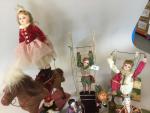 Le cirque, 9 poupées personnages,, 
Toa, 21 cm, acrobate sur...