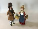Couple poupées tête biscuit, bouche ouverte,
-Marie herboriste, « SFBJ 60...