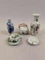 CHINE XIXème et XXème siècle  Lot de porcelaines comprenant...