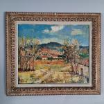 Bertoldo TAUBERT (1915-1974). « Paysage de Provence ». 
Huile sur toile signée...