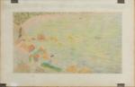 Gabriel GOUTTARD (1927-2015). "Sur la plage". Pastel sur papier, signé...