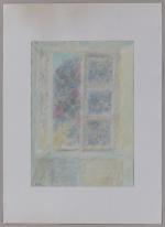 Gabriel GOUTTARD (1927-2015). "La fenêtre". Pastel sur papier, signé en...