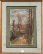 Pierre Ernest PRINS (1838-1913).
Paysage d'automne.
Pastel sur papier.
Signé en bas à...