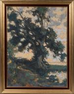 Eugène BROUILLARD (1870-1950).
Le grand chêne.
Huile sur toile.
Signé en bas vers...