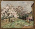Marthe ORANT (1874-1957).
Arbre au printemps.
Huile sur toile.
Signé en bas à...