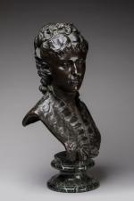 Charles Degeorge (1837-1888)
« Buste de jeune femme au médaillon »
Sujet...