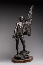 Stanislas Lami (1855-1944)
« Le jeune révolutionnaire »
Sujet en bronze à...