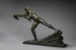 * Pierre Le Faguays (1892-1935)
« Le marinier »
Sujet en bronze...