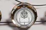 Piero Fornasetti (1913-1988)
Quatre assiettes en porcelaine modèle « Astrolabe »...