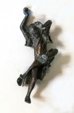 Danseur en bronze. Japon, XIXème siècle. H: 16.5 cm. 
Expert:...