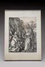 Albrecht DÜRER (1471-1528)
Jésus prenant congé de sa mère
Planche 7 de...