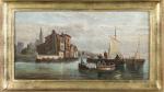 ROUEFF (XIXème siècle). " Barques de pêcheurs près de la...