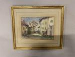 Joannès DREVET (1854-1940), « Seyssel » 1922, aquarelle signée en bas à...