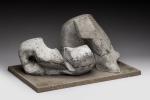 Gabriel GOUTTARD (1927-2015). "Trois formes sur socle". Sculpture en béton...