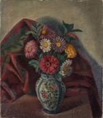 Etienne MORILLON (1884-1949)
Bouquet de fleurs dans un vase.
Huile sur toile.
Signé...