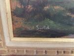 Paul SURTEL (1893-1985)
Paysage de Provence.
Huile sur panneau. 
Signé en bas...